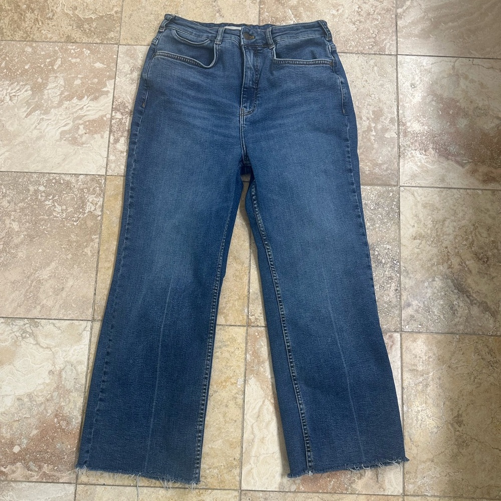 Annie High Rise Straight Leg Jean by Pilcro for Anthropologie size 30